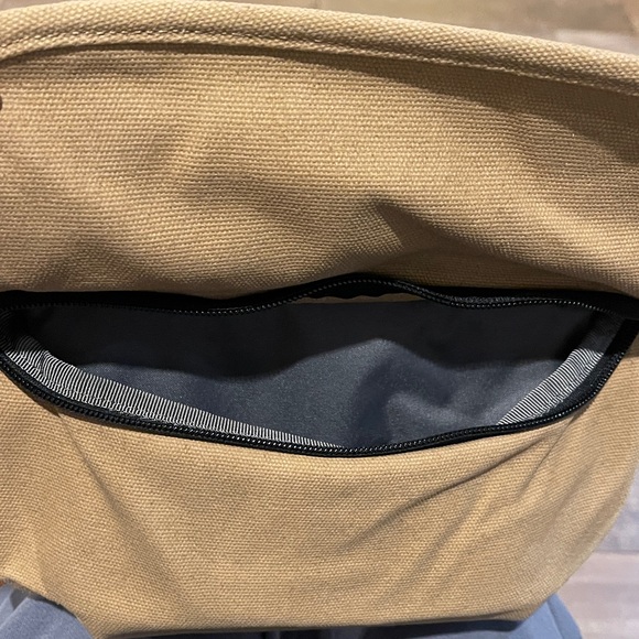 Tan and Brown Suede Crossbody Bag - Picture 4 of 10